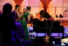 Danse indienne avec Zazie à la RTBF - 69 Minutes Sans Chichis