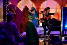 Danse indienne avec Zazie à la RTBF - 69 Minutes Sans Chichis